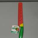 DECHOUS Watermelon Knife with Sleeve: Long Serrated Watermelon Knife for Melon Cutting - Kitchen Fruit Melon Cutter Slicer for Home Summer Party Fruit Serving (Red Green)