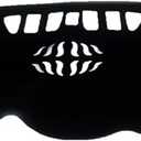 Fit for GMC Terrain 2017-2023 2024 2025,Dash Cover Mat,Nonslip Anti-Reflection Dashboard Carpet Pad,Car Interior Accessories (Lhd Black Edge)