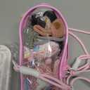 Clothes for Labubu, Clothes and Accessories Set Designed for Labubu Doll Clothes, Includes Display Bag, Clothes Rack, Headphones, Camera, Glasses, Shoes, and 6 Mini Accessories