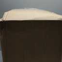 Non Slip Chair Cushions for Dining Chairs Set of 4 Kitchen Chair Cushions 18"x18"x3" Turfted Chair Pads Comfortable and Soft Seat Cushion with Ties, Coffee