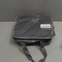 Electric Heated Lunch Boxes Adults: 80W Electric Lunch Box Food Heated 12/24/110V 1.5L Heatable Lunch Box for Car/Truck/Office Leak-Proof Stainless Steel Container, Fork & Spoon, Bag (Grey+Green)