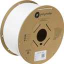 Polymaker 3kg ABS Filament 1.75mm White, 3D Printer Filament 1.75mm Heat Resistant - PolyLite White ABS 3D Printing Filament 1.75mm Cost Effective Large Spool, Strong & Durable