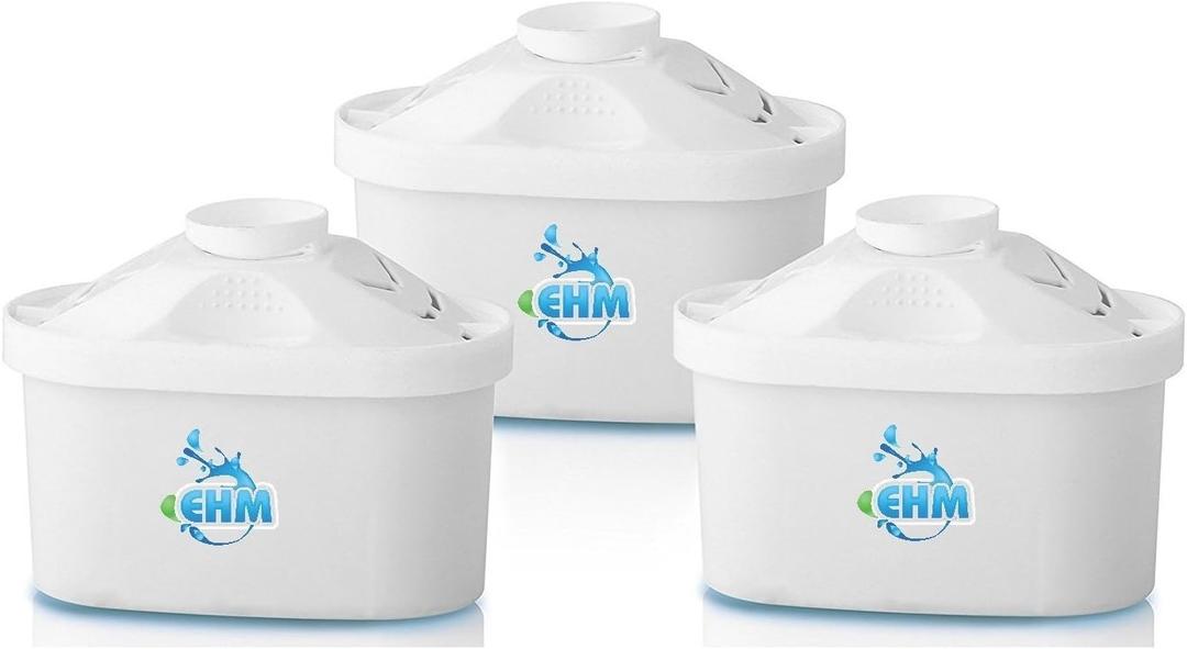 EHM SureFlow Alkaline Water Pitcher Replacement Cartridge Healthy Drinking Water, PH 8.5-9.5, 6-Stage Filtration & Hydration System