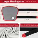 Comfytemp Leg Heating Pad, FSA Eligible Items Only List Wearable Heat Pad for Leg and Calf, HSA Electric Heat Wrap for Thigh/Knee/Arm/Hamstring Soothing Warmth, Birthday Gifts for Mom/Women/Wife/Her, L