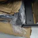 8 Pack - 10 inch Black Hidden L Shelf Bracket (1/5 Inch Thicked) Iron Floating Shelf Brackets Rustic Industrial Metal Brackets for Shelf Support