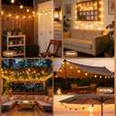 Brightown Outdoor String Lights, 29FT G40 LED IP65 Waterproof Patio Lights
12 Shatterproof Edison Bulbs, Plug-In, Dimmable, Connectable, Hanging Light for Backyard Porch Party Decor, Warm White