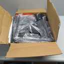 Huuger Nightstand with Charging Station, 27.6 Inch End Table Bedside Table with USB Ports and Outlets, Fabric Drawers, Night Stand for Bedroom, Charcoal Gray