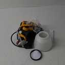 Paint Sprayer, 700W HVLP Spray Gun with Cleaning & Blowing Joints, 4 Nozzles and 3 Patterns, Easy to Clean, for Furniture, Cabinets, Fence, Walls, Door, Garden Chairs etc. VF803 (Yellow)