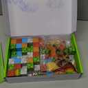 Magnetic Blocks, 108PCS Magnetic Building Block with 6 Dinosaur Toys for Kids, Toddler Stacking STEM Toys for Boys & Girls 3-5 4-8 5-7 Year Old, Sensory Birthday Gift for Age 3+ Kids (Yellow)