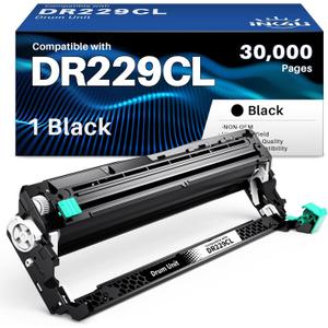 INK4U DR229CL Black Drum Unit Compatible Replacement for Brother DR-229CL DR229 Black Drum Unit for Brother HL-L3220CDW HL-L3280CDW MFC-L3720CDW MFC-L3780CDW HL-L3300CDW HL-L3295CD, 1 Black, No Toner