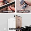 Over the Door Basketball Hoop Laundry Basket ,Wooden Basketball Laundry Hamper with Zipper for Kids Room,Dorm Rooms,Bathroom,Saving Space Storage and Organization (Walnut)