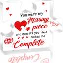 Soulmate Gift for Her Him Gf Christmas Gifts Girlfriend Stocking Stuffers Christmas Gift for Gf I Love You Gift for Gf Bf Husband Wife Romantic Valentine's Day Decor (red-Complete)