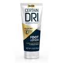 Certain Dri Antiperspirant Foot Lotion, 24-Hour Sweat & Odor Protection, Quick-Drying & Non-Sticky Formula, Dermatologist-Tested, Doctor-Recommended, 1.3 oz