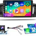 Roinvou 2+32G Android CarPlay Stereo for 2005-2012 Toyota Corolla EX, 9'' Touch Screen in-Dash GPS Navigation with Built-in Wireless CarPlay Android Auto Support Mirror Link BT RDS AHD DSP