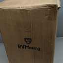 RVMasking Travel Trailer RV Cover 20-22ft, 7 Layers Extra-Thick Camper Cover Waterproof Windproof for Toy Hauler with 4 Tire Covers & Tongue Jack Cover, Durable Trailer Cover for RVs, Medium Gray