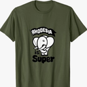 Rhodesia is Super T-Shirt, Olive Green, Small