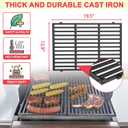 Grill Parts Kit for Weber Genesis 300 310 330 Genesis E330 E310 S310 S330 EP330 S320 E320 Grill Parts 17.5" Flavorizer Bars, Genesis 7528 Grates Heat Deflector Grill Parts Kit, 3Pcs 62752 Burner Tube