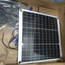 15W Solar Powered Fan for Chicken Coop, Solar Panel Exhaust & Intake Fan with Two Waterproof Fans 6.5Ft Cable Installation Kits, Ideal for Greenhouse Dog-House Outside Shed
