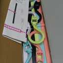 Closet Organizers and Storage,College Dorm Room Essentials,Pack of 6 Multifunctional Organizer Magic Space Saving Hangers with 9 Holes Storage Organization for Wardrobe Closet (Multicolor)