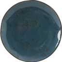 Tuxton Artisan Geode Ceramic Plate, 6-1/2", Azure Teal