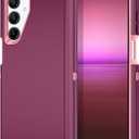 I-HONVA for Samsung Galaxy A16 5G Case Shockproof Dust/Drop Proof 3-Layer Full Body Protection [Without Screen Protector] Rugged Heavy Duty Cover Case for Galaxy A16 5G,Purple/Pink