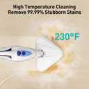12-in-1 Steam Mop, 1500W Multifunction Detachable Handheld Steam Cleaner