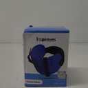 Travel Pillows for Airplanes, 360 Head Support for Long Flight, Soft Airplane Pillow with 3D Eye Mask for Sleeping, Stop Bobblehead, Airplane Headrest Gadgets, Light Black