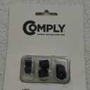 Comply Memory Foam Replacement Earbud Tips for Apple AirPods Pro 1 & 2 | Ultimate Comfort, Secure Fit, Superior Noise Isolation | Anti Slip, Prevent From Falling Out | Black (S/M/L) (3 Pairs)