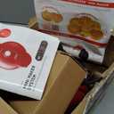 Dash MultiMaker® Mini System - Compact Waffle Maker for Family Breakfasts - Removable Griddle Plates & nonstick surface - 5 Plates - Red