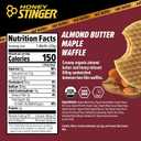 Honey Stinger Organic Almond Butter Maple Waffle, Energy Stroopwafel for Exercise, Endurance and Performance, Sports Nutrition for Home & Gym, Pre and Post Workout, 16.96 Ounce (Pack of 16) (EXP 05/20/27)