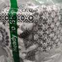 WONGS BEDDING Quilt Set Queen Size Grey, 3 Pieces Patchwork Plaid Bedspread Coverlet Set, Floral Soft Microfiber Bedding Set for All Season(96"90")