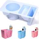 Bogg Bag Topper Tray Accessory Fits Medium, Bitty & Large Sizes Phone Holder, Divider & Organizer for Bogg Tote Bags (White)