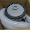 TonGass 1000 GPH Pool Pumps, Above Ground Pool Filter Pump for Swimming Pools 1000 GPH Pumps Flow Rate All-in-One Above Ground Pools Filters Pump Accessories Uses Type A or C Filter Cartridge
