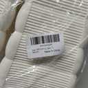 Plush Cute Bow Slippers for Women  Furry Comfy Indoor Outdoor Non-Slip House Slippers (White)