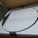 Frameless Round Mirror 30 Inch, Round Mirror with 1 inch Beveled Edge, Beveled Bathroom Mirrors for Vanity, Living Room, Entryways