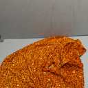 Christmas Tree Skirt Fall Orange Tree Skirt 36 Inch Sequin Xmas Tree Skirts Velvet Fabric Sparkle Round Tree Cover Base Halloween Tree Skirts Indoor Home Decor Outdoor Tree Mat for Holiday Ornaments