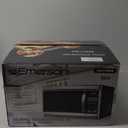 Emerson MW1338SB Countertop Microwave Oven, 6 Pre-Programmed Settings, Removable Glass Turntable, Child Safety Lock, 1.3 Cu ft, 1000W, Stainless Steel