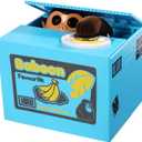 Piggy Bank Steal Coin Box Electronic Money Bank Cute Money Saving Box with Smart Voice Prompt, Great Gift for Boys Girls Kids in Birthday New Year Christmas (Smart Monkey)