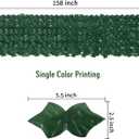 Jinwu Artificial Ivy Privacy Fence Screen, 39.4x157.5 Inch Artificial Faux Ivy Hedge, Expandable Faux Privacy Fence with 80 pcs Zip Ties Decoration for Wall Screen, Outdoor Garden, Wedding Decor