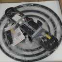 24" Ceiling Fans with Lights, Flush Mount Ceiling Fan with Lights 6-Speed Remote Control, Modern Ceiling Fan with Light Low Profile for Bedroom, Living Room, Kids Room Black