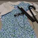 Old Lady Costume for Girls 100th Day of School Costume Grandma Granny Dress with Wig for Kids (Small(5-7yr))