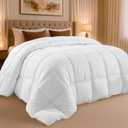 Utopia Bedding Queen Comforter Duvet Insert, Quilted White Comforter with Corner Tabs, Box Stitched Down Alternative Comforters Queen Size 88 x 88 inches