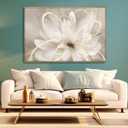 SOUGUAN Flower Wall Art for Living Room 32x48 Inch Gold Large Artwork Painting for Bedroom Kitchen Home Office Room Decore