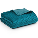 YnM Fuzzy Duvet Cover For Weighted Blankets (Bright Aqua, 41''X60'')