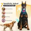 Dog Bark Collar for Large Medium Small Dogs, Effective No-Bark Collar, Smart Barking Collar, Rechargeable Bark Collar with 7 Sensitivity, 3 Modes, Waterproof, Ballet Pink