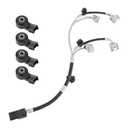 89615-20090 Engine Knock Sensor Wire Harness Kit for Sequoia Tundra 5.7L 2007-2020, 4PCS Knock Sensor & Wire Harness Assembly 8961520090, 82219-0C020