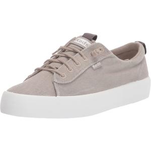 Keds Women's Kickback Canvas Slip on Sneaker (10, Grey)