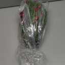 15 Pcs Christmas Artificial Pine Branches with Red Berry Stems, 18" Faux Evergreen Pine Cedar Stems, Fake Green Foliage Pine Needles Picks for DIY Craft Xmas Home Decor(15, Cypress & Barries)