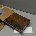 BAYKA Floating Shelves, 22.5 inches Rustic Wood Wall Shelves for BathroomBedroom, Living Room, Kitchen & Book, Hanging Display Decor Organization Shelf with 22 lbs Capacity (Rustic Brown)