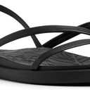 Roxy Women's Bellagio Flat Sandal, Black, 9